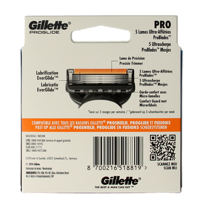 Gillette Proglide manual blades 8.00 Stuks