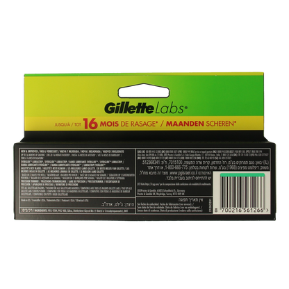 Gillette Labs blades 8.00 Stuks