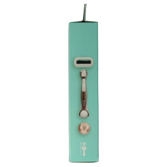 Gillette Venus deluxe smooth sensitive rosegold razor 1.00 Stuks