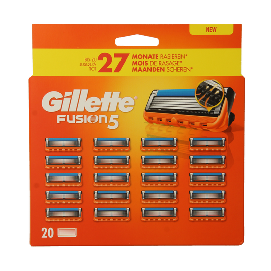 Gillette Fusion manual blades 20 Stuks