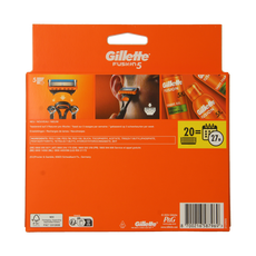 Gillette Fusion manual blades 20 Stuks