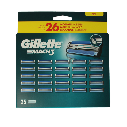 Gillette Mach3 blades 25 Stuks