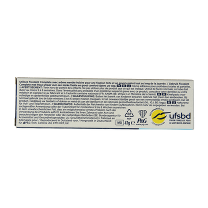 Fixodent Kleefpasta complete original/fresh 47.00 Gram
