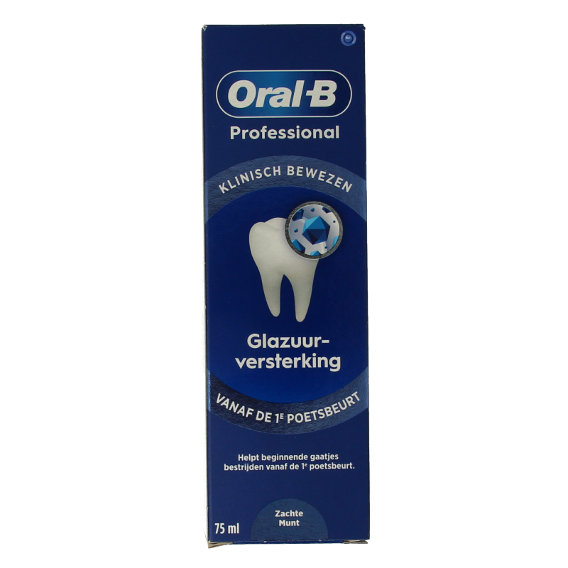 Oral B Tandpasta professional enamel strength clean mint 75 Milliliter