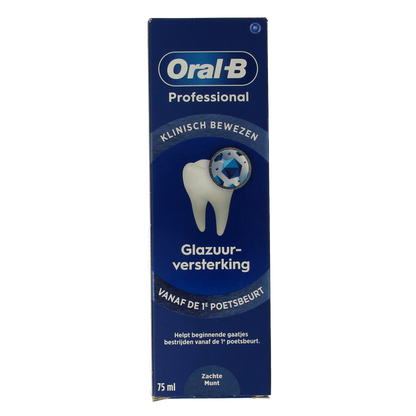 Oral B Tandpasta professional enamel strength clean mint 75.00 Milliliter