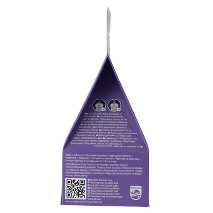 Avent Natural flesspeen 6M+ 2.00 Stuks