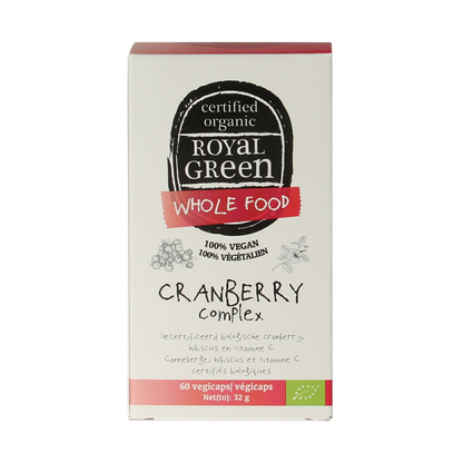 Royal Green Cranberry complex bio 60.00 Vegetarische capsules