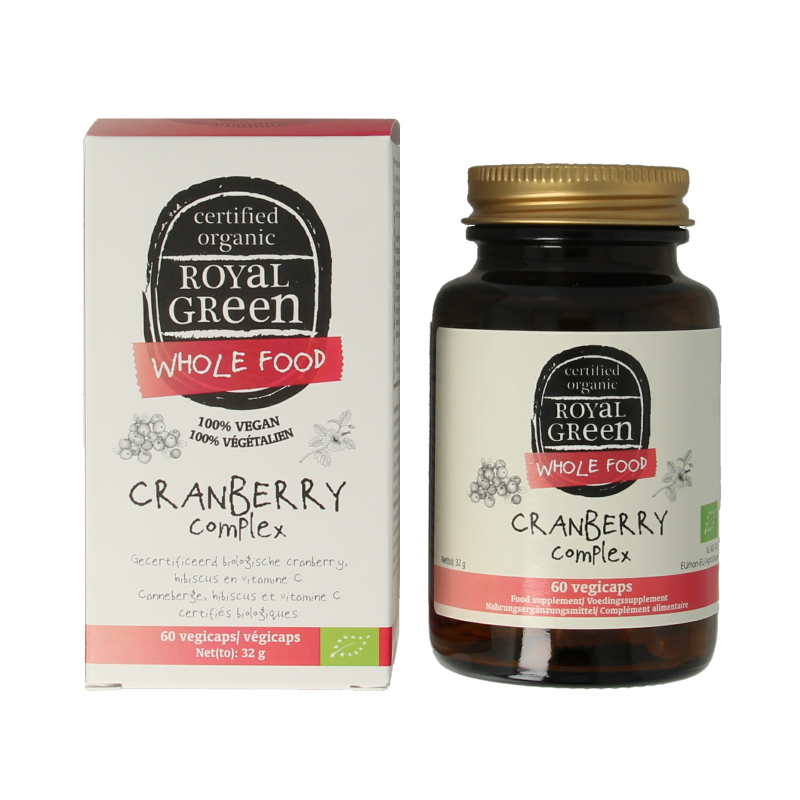 Royal Green Cranberry complex bio 60 Vegetarische capsules
