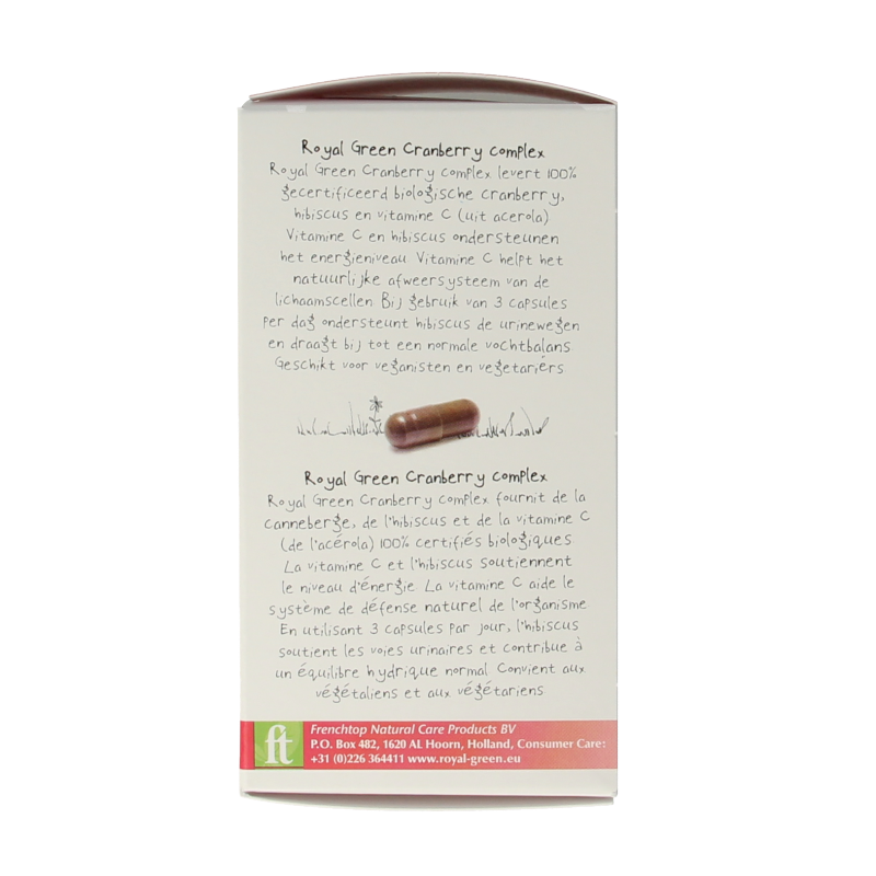 Royal Green Cranberry complex bio 60 Vegetarische capsules