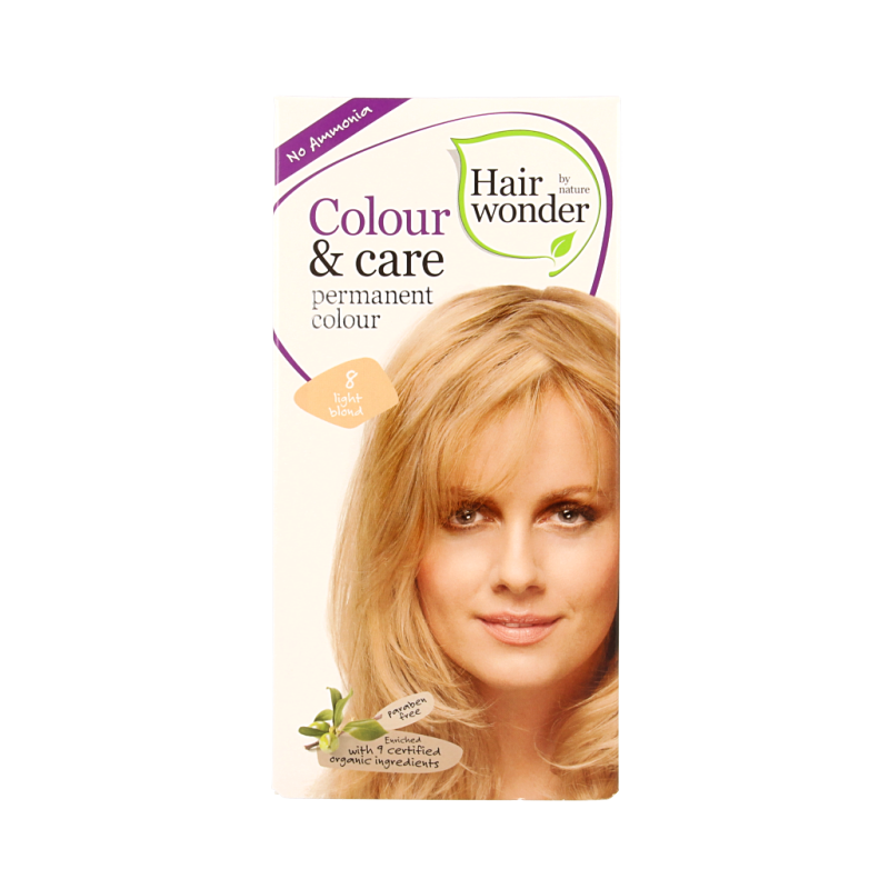 Hairwonder Colour & Care 8 light blond 100 Milliliter