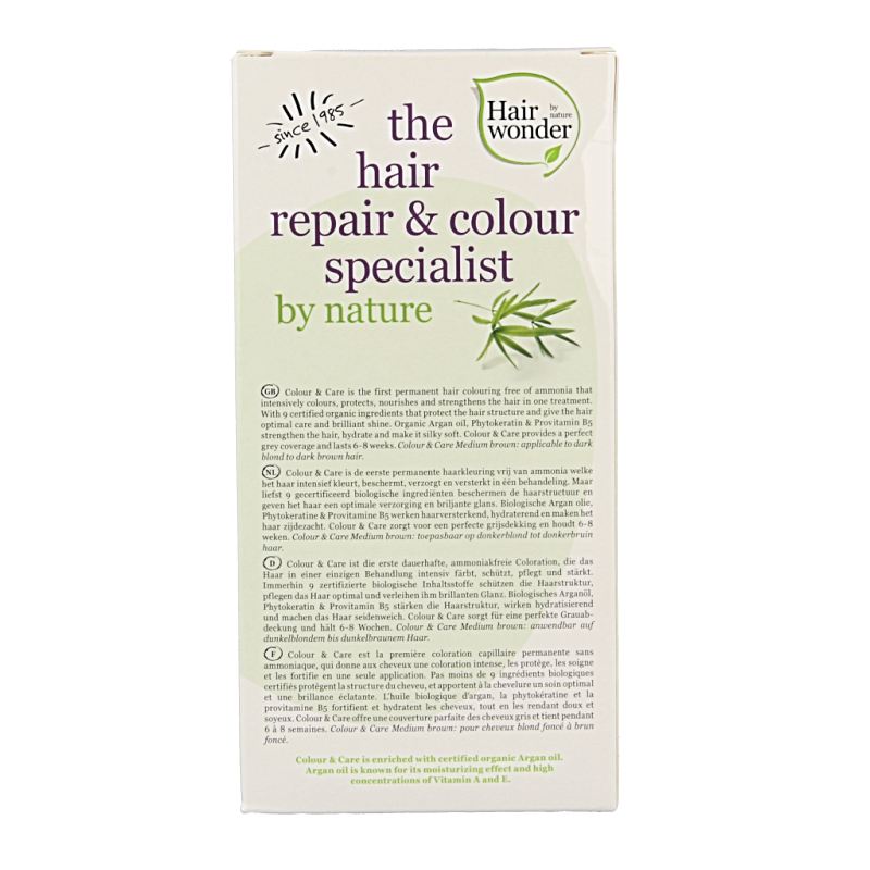 Hairwonder Colour & Care 4 medium brown 100 Milliliter