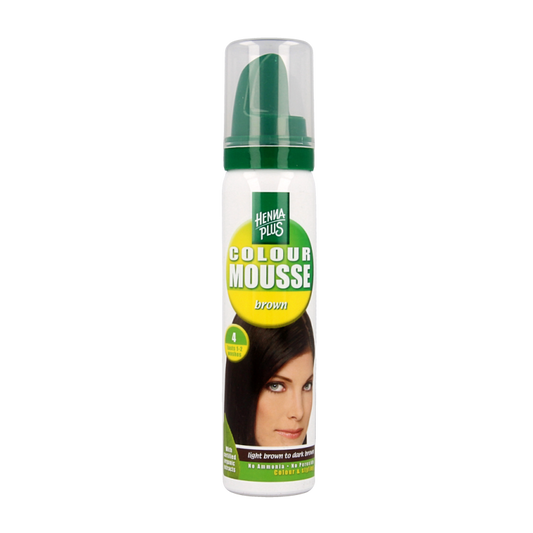 Henna Plus Colour mousse 4 brown 75 Milliliter