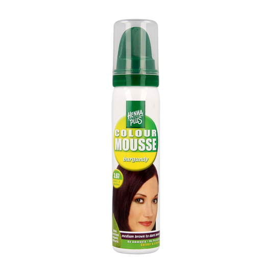 Henna Plus Colour mousse 3.67 aubergine 75 Milliliter