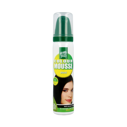 Henna Plus Colour mousse styling zwart 75.00 Milliliter