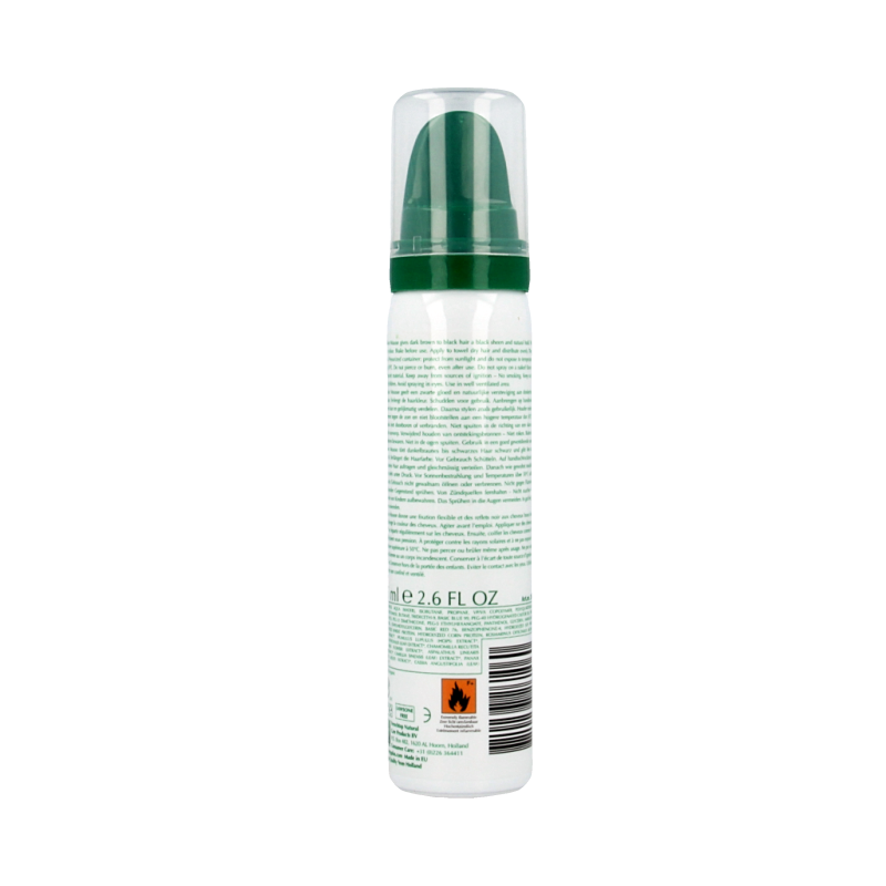 Henna Plus Colour mousse styling zwart 75 Milliliter