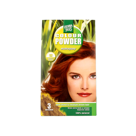 Henna Plus Colour powder 52 mahogany 100 Gram