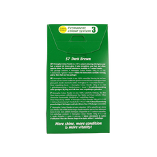 Henna Plus Colour powder 57 dark brown 100.00 Gram