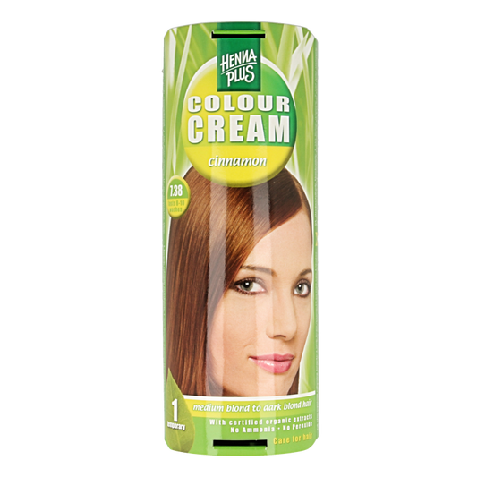 Henna Plus Colour cream 7.38 cinnamon 60 Milliliter