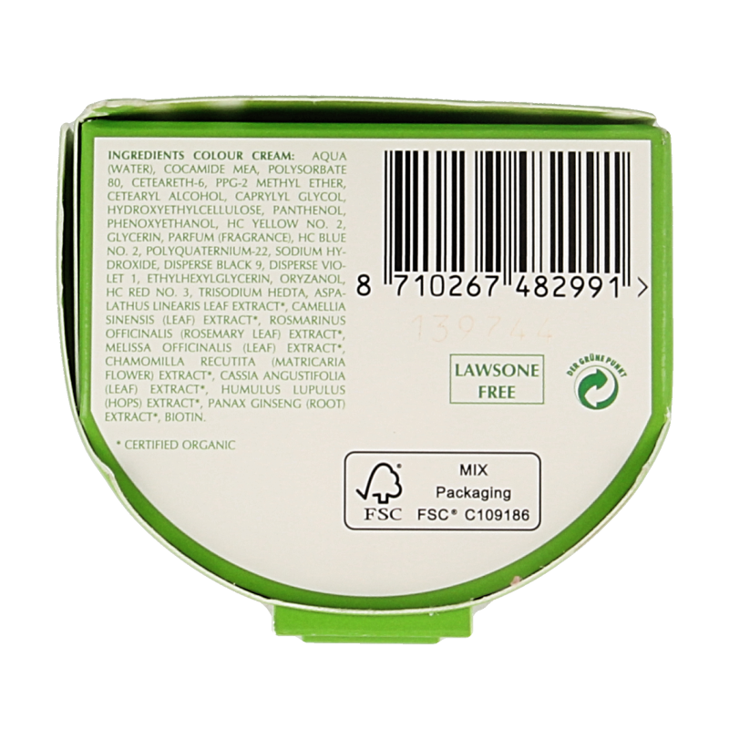 Henna Plus Colour cream 7.38 cinnamon 60 Milliliter