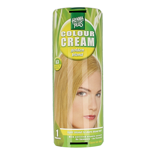 Henna Plus Colour cream 8.3 gold blond 60 Milliliter