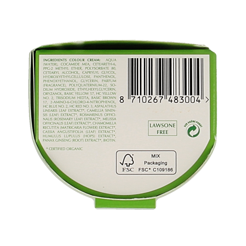 Henna Plus Colour cream 8.3 gold blond 60 Milliliter