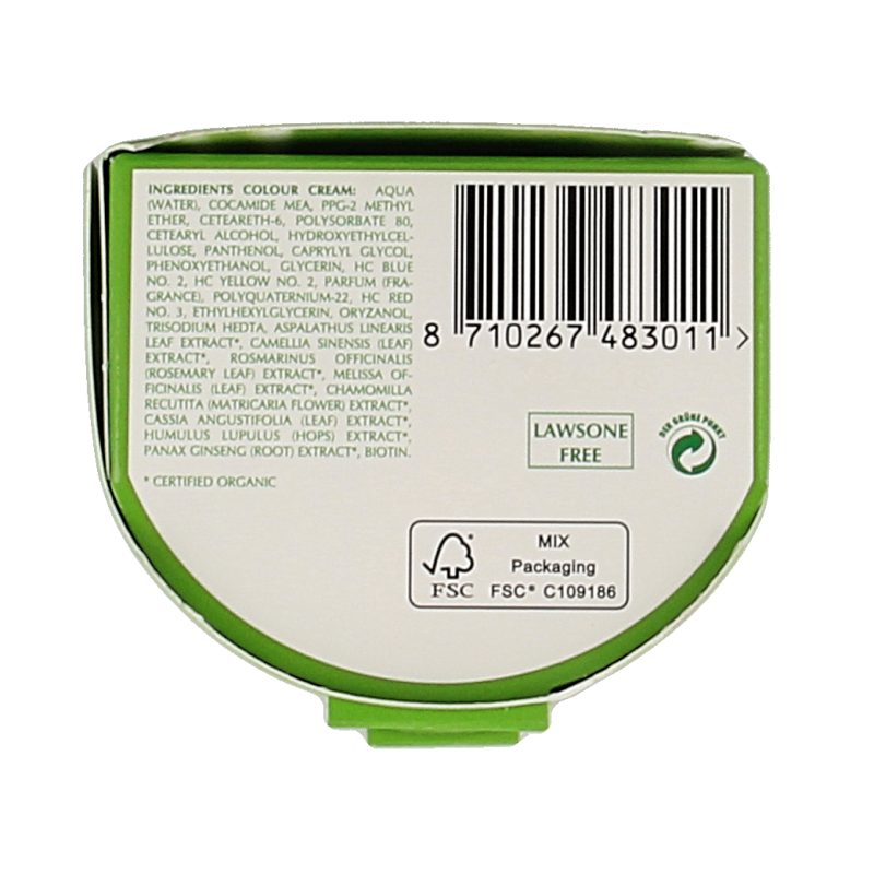 Henna Plus Colour cream 6.35 hazelnut 60 Milliliter