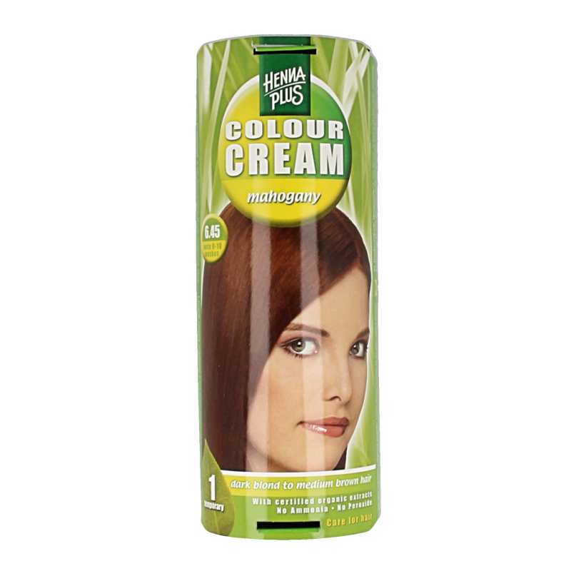 Henna Plus Colour cream 6.45 mahogany 60 Milliliter