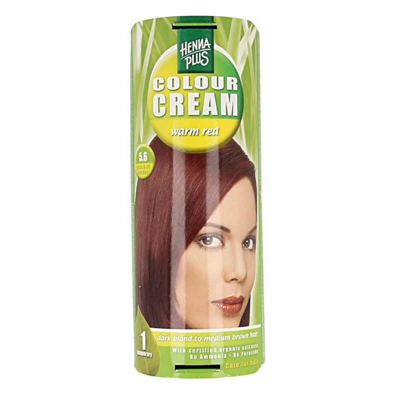 Henna Plus Colour cream 5.6 warm red 60 Milliliter