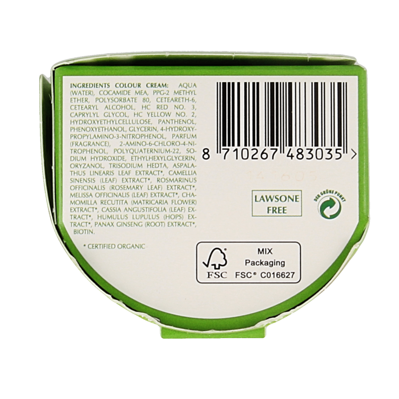 Henna Plus Colour cream 5.6 warm red 60 Milliliter