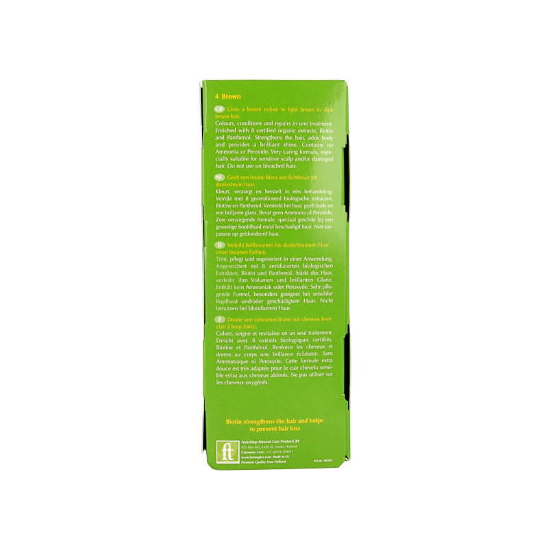 Henna Plus Colour cream 4 brown 60 Milliliter