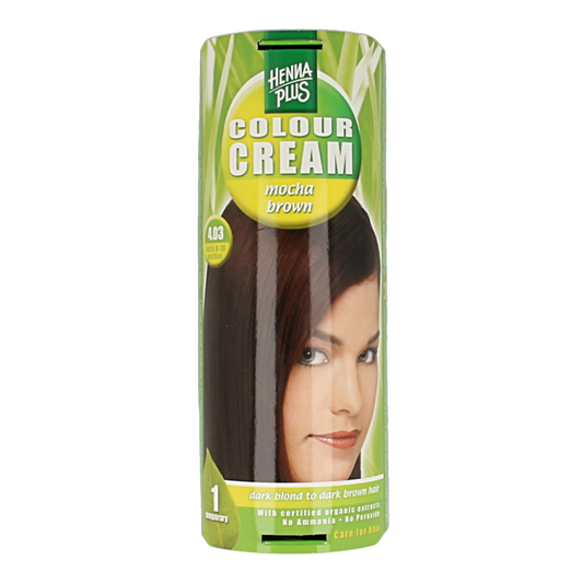 Henna Plus Colour cream 4.03 mocha brown 60 Milliliter