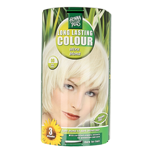 Henna Plus Long lasting colour 00 blonde coupe soleil 140 Milliliter