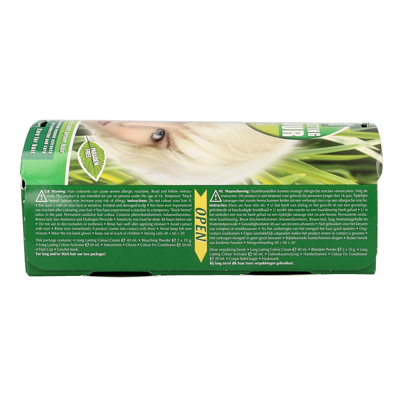 Henna Plus Long lasting colour 00 blonde coupe soleil 140 Milliliter