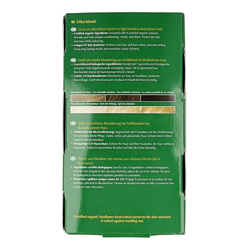 Henna Plus Long lasting colour 00 blonde coupe soleil 140 Milliliter