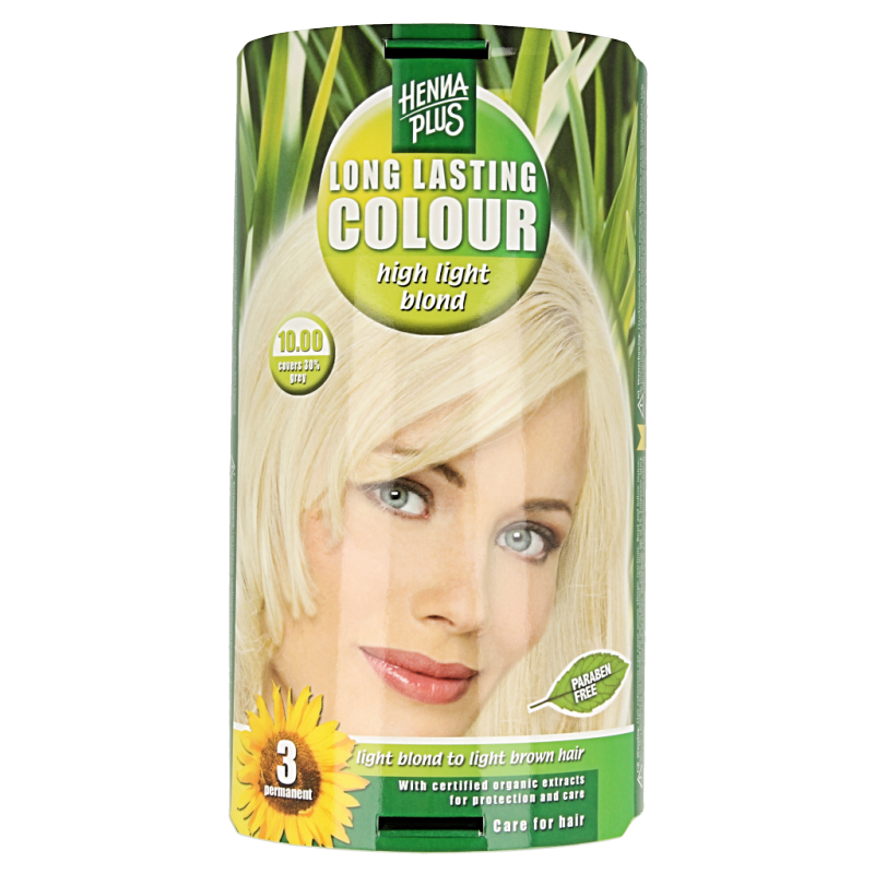 Henna Plus Long lasting colour 10.00 highlight blond 100 Milliliter