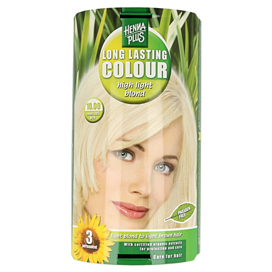 Henna Plus Long lasting colour 10.00 highlight blond 100 Milliliter