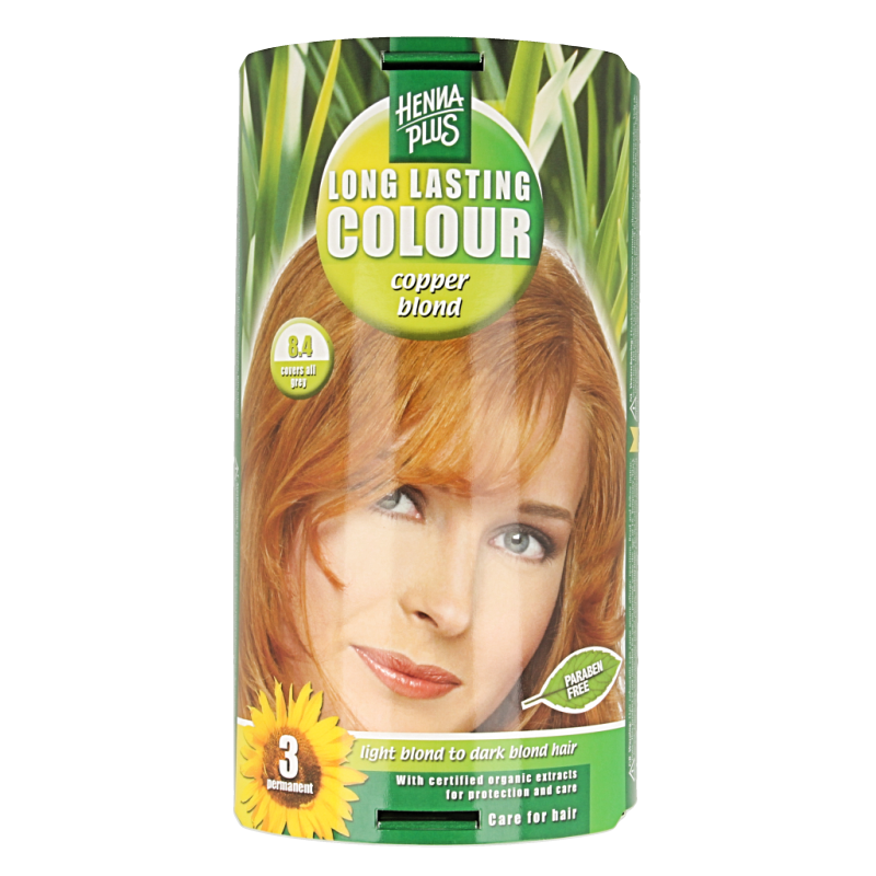 Henna Plus Long lasting colour 8.4 copper blond 100 Milliliter