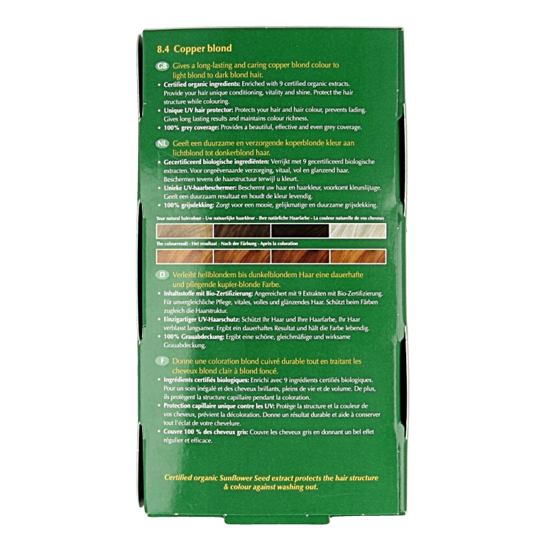 Henna Plus Long lasting colour 8.4 copper blond 100 Milliliter
