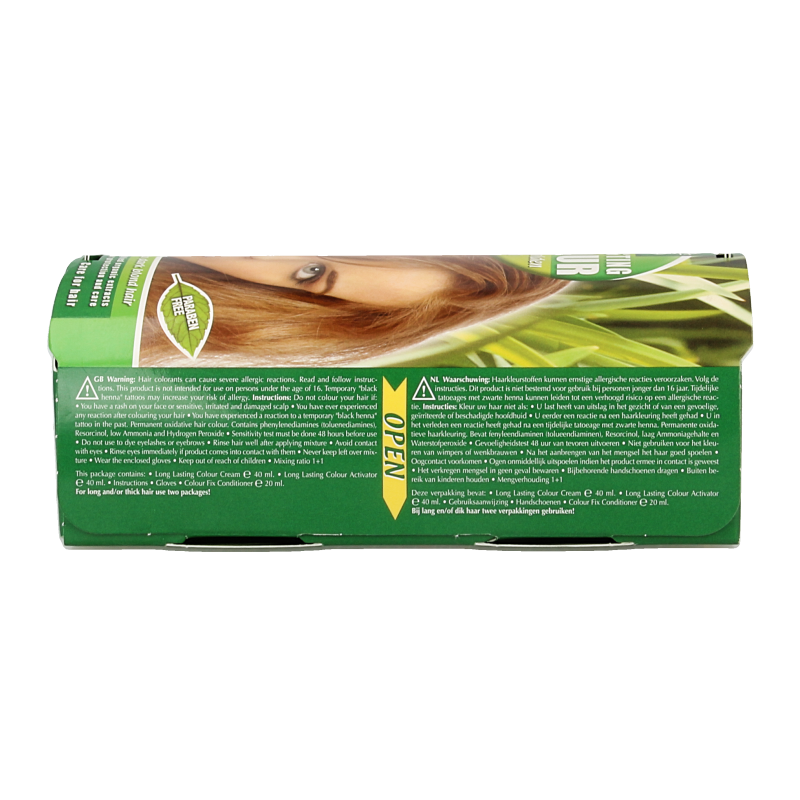 Henna Plus Long lasting colour 7.3 medium golden blond 100 Milliliter