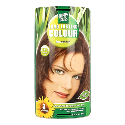 Henna Plus Long lasting colour 6.35 hazelnut 100 Milliliter