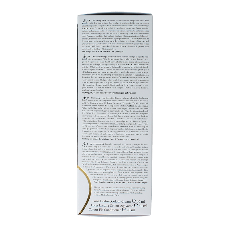 Henna Plus Long lasting colour 5 light brown 100 Milliliter