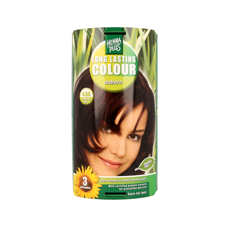 Henna Plus Long lasting colour 4.56 auburn 100 Milliliter