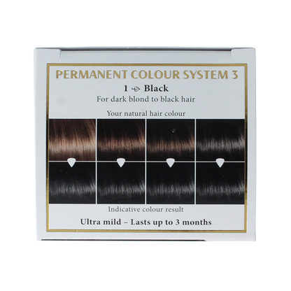 Hairwonder Long lasting colour 1 black 100.00 Milliliter