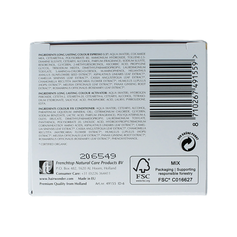 Henna Plus Long lasting colour 3.37 espresso 100 Milliliter