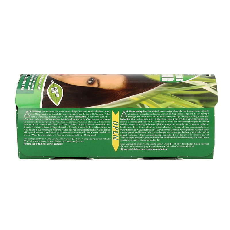 Henna Plus Long lasting colour 4.45 warm brown 100 Milliliter