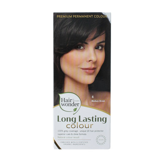 Henna Plus Long lasting colour 4 medium brown 100 Milliliter