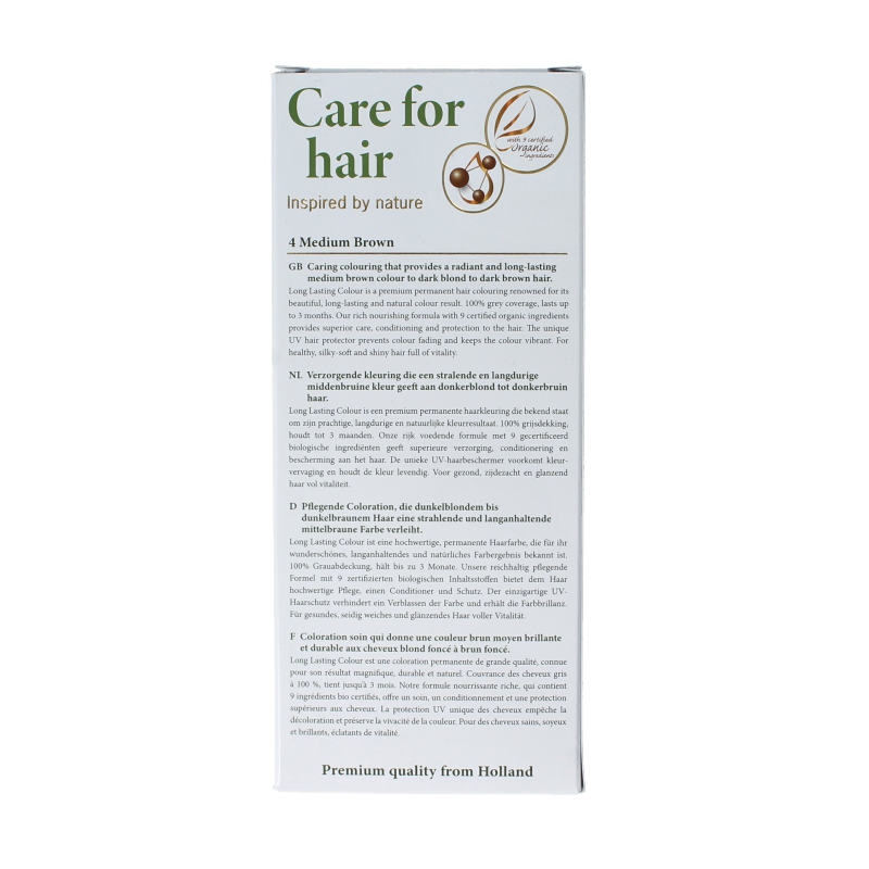 Henna Plus Long lasting colour 4 medium brown 100 Milliliter