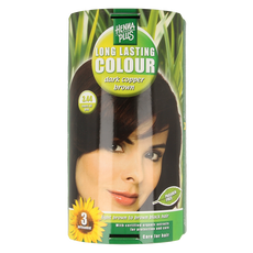 Henna Plus Long lasting colour 3.44 dark copper brown 100.00 Milliliter