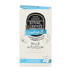 Royal Green Omega 3 visolie 30 Softgels