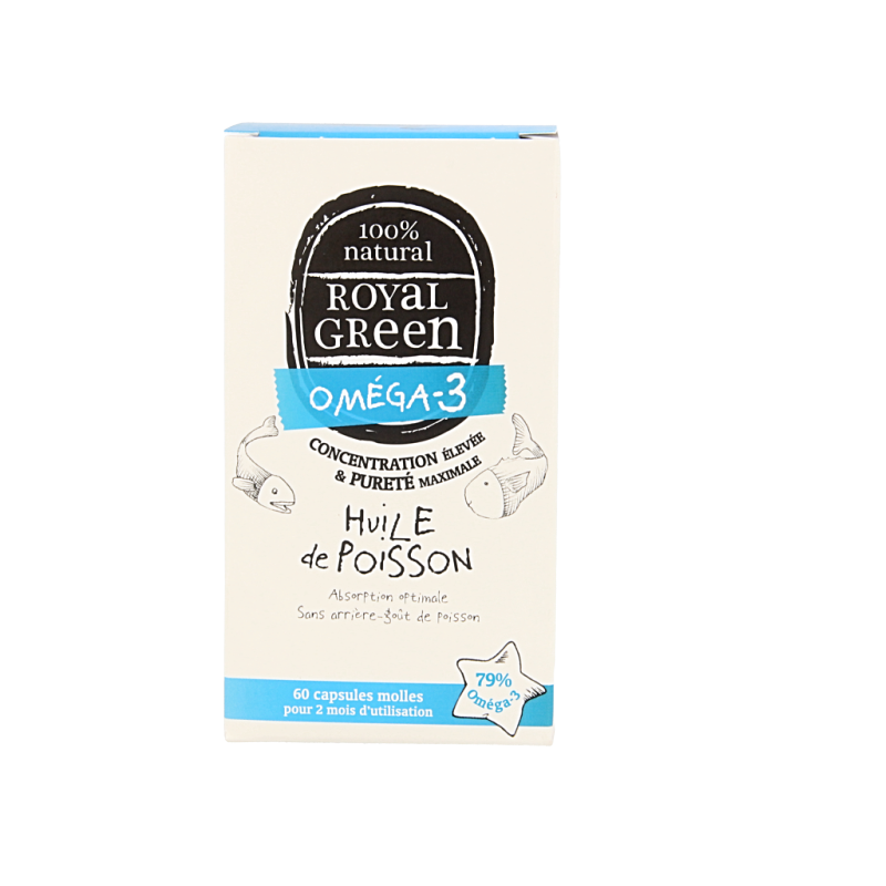 Royal Green Omega 3 visolie 60 Softgels